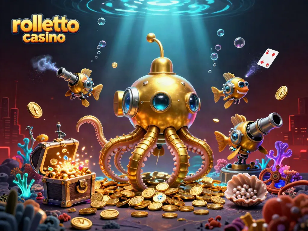 Engage with rolletto casino's thrilling underwater adventure in an explosion of golden treasures.