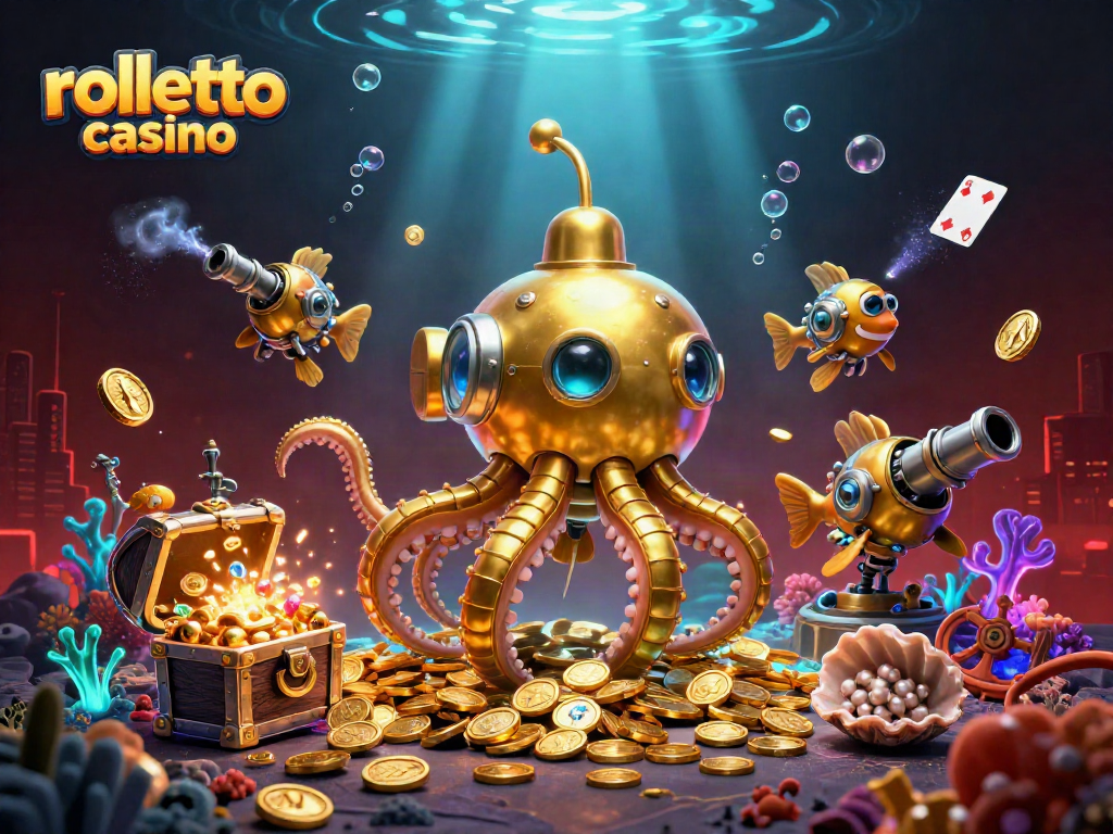 Engage with rolletto casino's thrilling underwater adventure in an explosion of golden treasures.