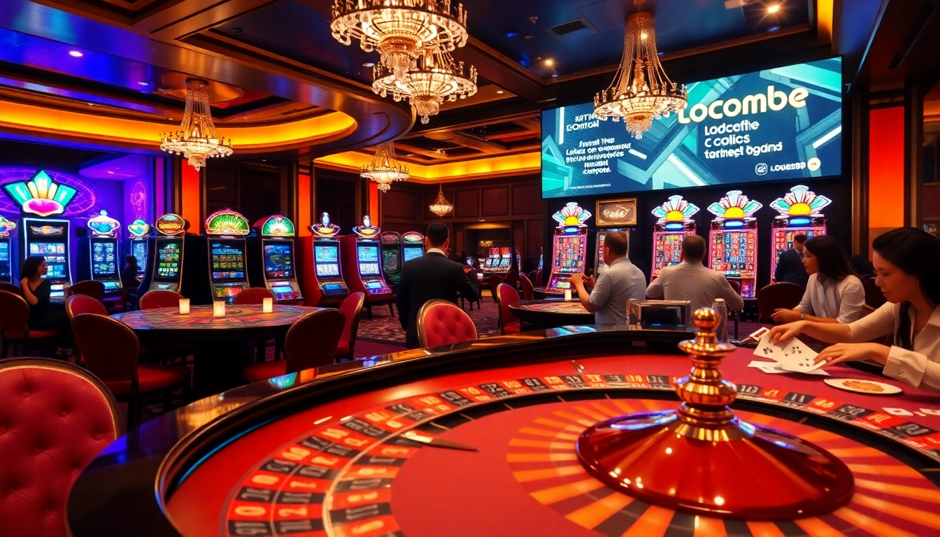 Experience excitement at https://lode88.coach/ with a vibrant casino showcasing poker and roulette.