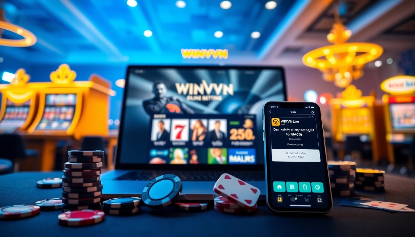 Exciting online gaming experience with winvn88.live showcasing various betting options.
