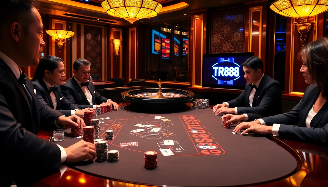 Experience the thrill of online gaming at https://tr88games.com/ with high-stakes poker and vibrant casino action.
