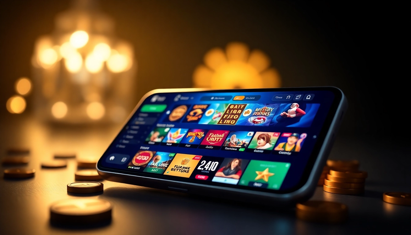 Online gambling interface showcasing the features of https://566.jpn.com/ through an engaging mobile experience.