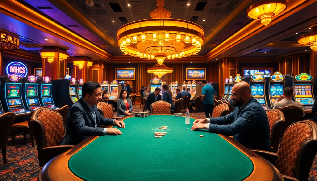 Join the thrill of winning at https://zk88.club/ with an elegant poker game scene.