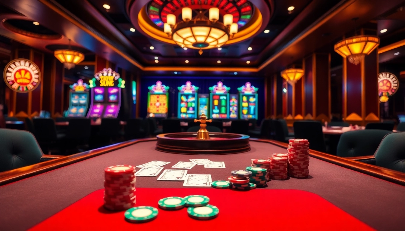 Experience high-stakes gaming at https://s666hn.com/ with an elegant poker setup and luxurious atmosphere.