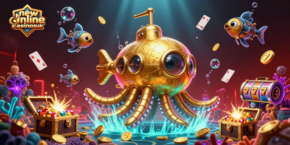 Engage with the exciting world of new online casinos UK featuring vibrant underwater scenes filled with treasures.