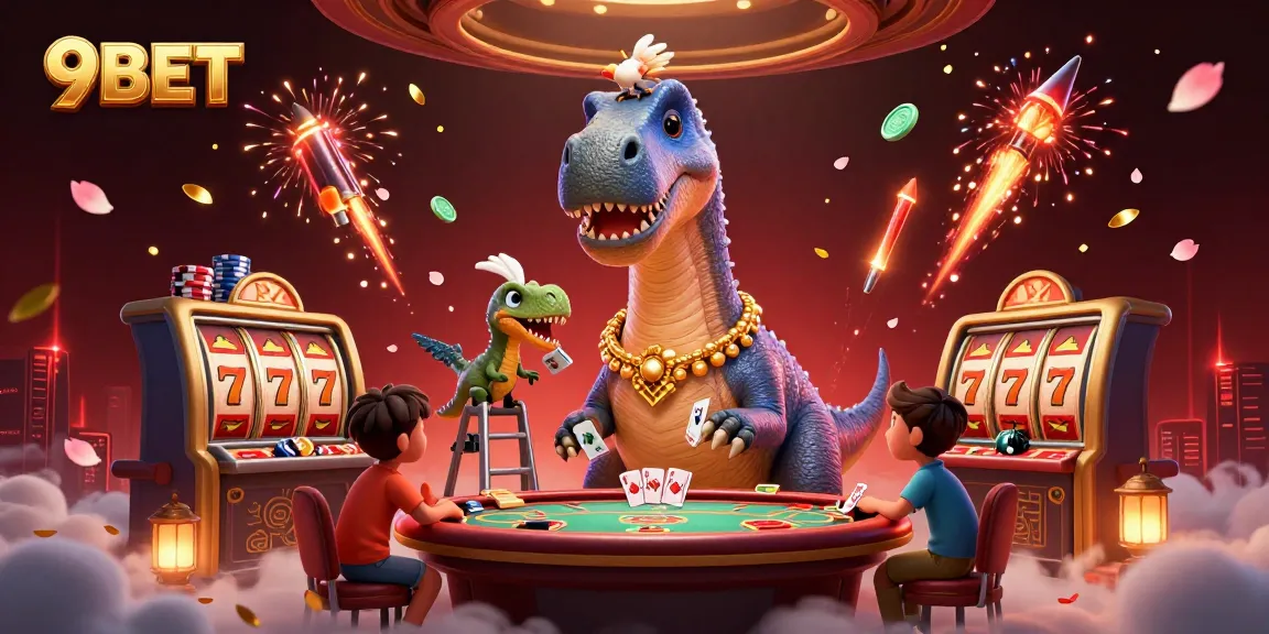 Engage with 9BET's dynamic casino experience featuring thrilling games and a vibrant atmosphere.