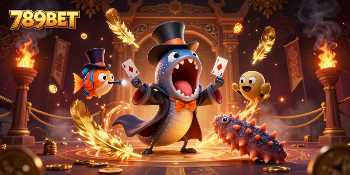 Engage with 789BET’s magical card tricks featuring deep-sea creatures in an underwater casino.