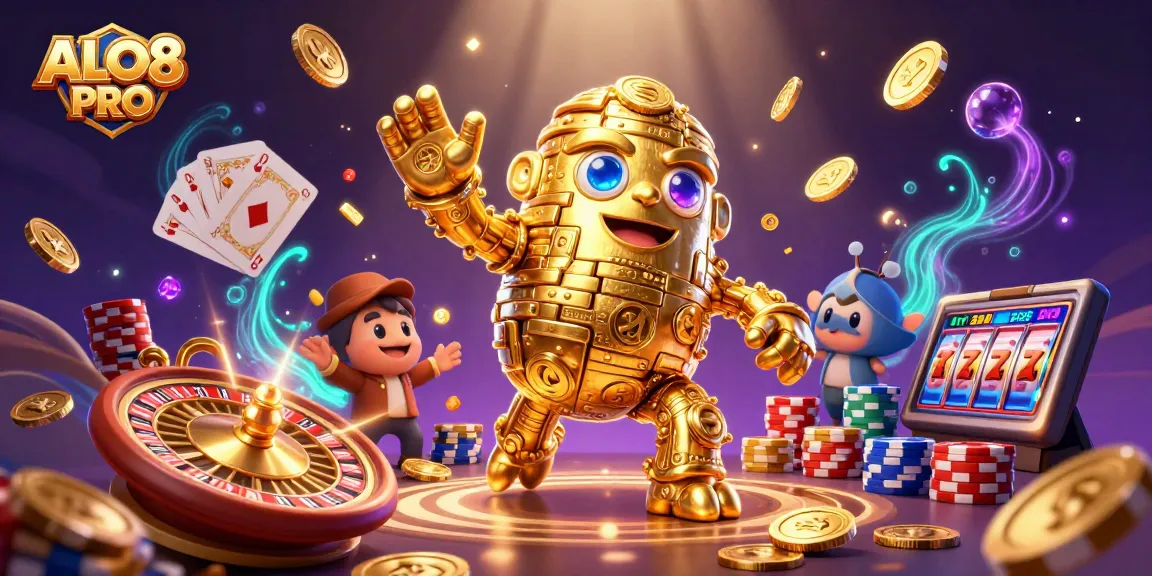 Experience thrilling gameplay with ALO8 PRO's dynamic casino elements and vibrant graphics.