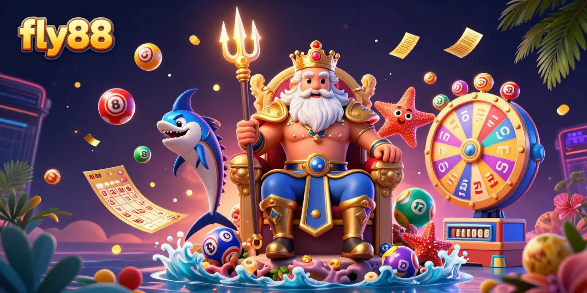 Join the excitement at fly88 with Neptune's vibrant winning scene filled with lottery thrills.