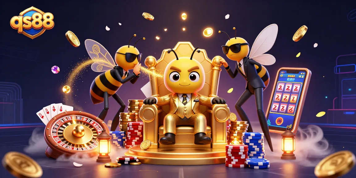 Engage in thrilling slots and jackpot action at qs88 with dazzling bumblebee mob boss.