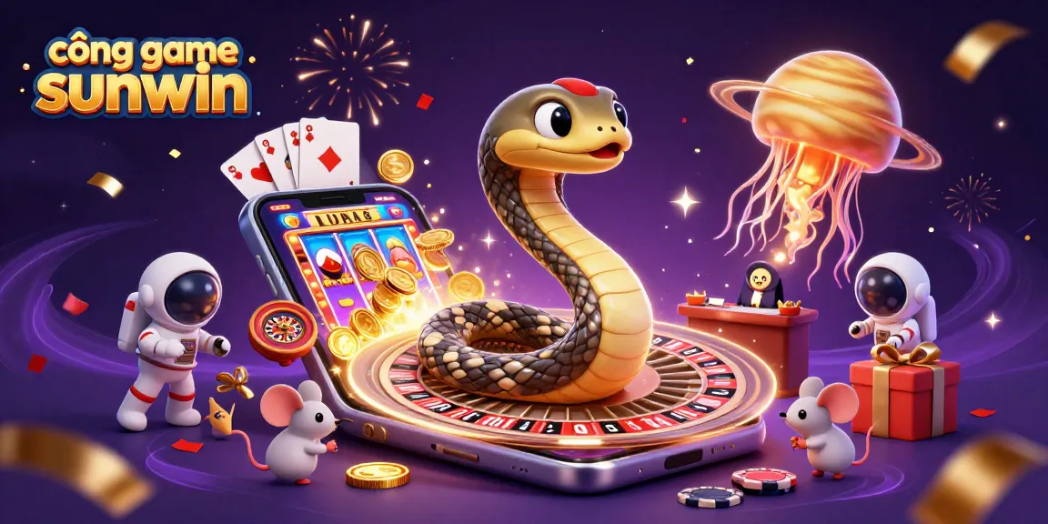 Engage in winning with cổng game sunwin, where excitement meets cosmic thrills in a vibrant casino scene.